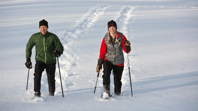 Schneeschuwandern Bild